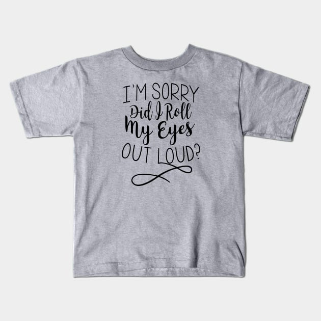 I'm Sorry Kids T-Shirt by DJV007